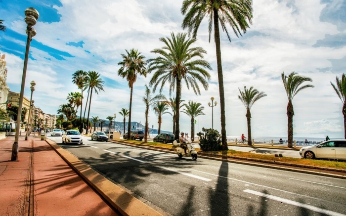 Promenade des anglais à Nice – trajet VTC ou taxi depuis Marseille